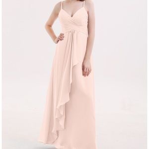 Babaroni Octavia pearl pink bridesmaid dress
